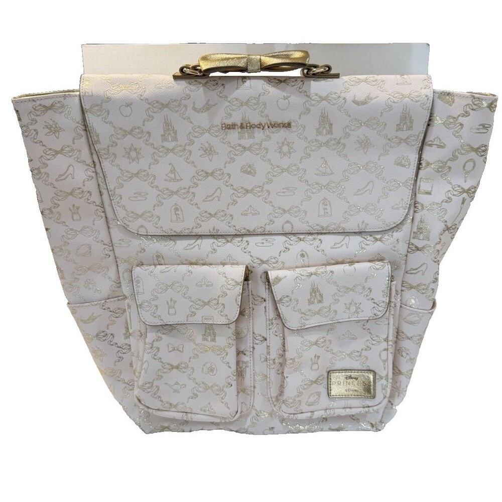 Bath & Body Works Disney Princess Backpack Beige Gold Disney Franchise